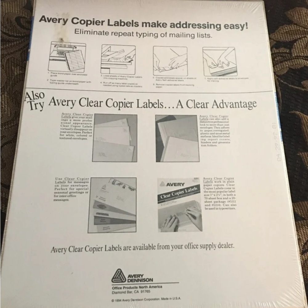 🆕 NEW AVERY COPIER LABELS - Picture 2 of 2